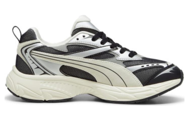 Puma Мужские кроссовки Morphic Retro 'Черный матовый слоновой кости'