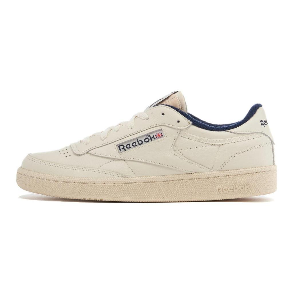Reebok Club C 85 Vintage Chalk Vector Navy Unisex Sneakers Cream Alabaster 100007796