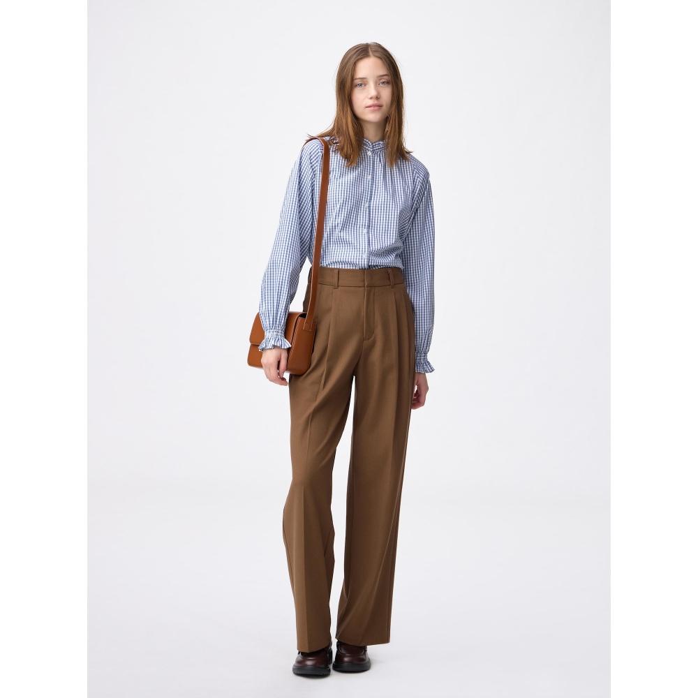 Uniqlo Блузка с оборками на шее