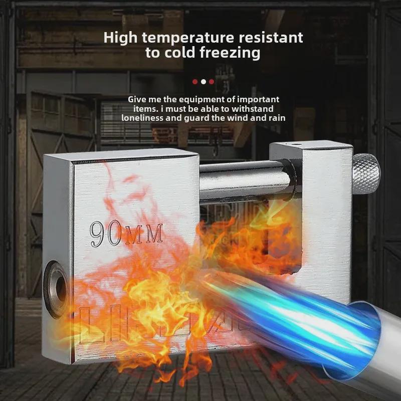 Противоугонная прямоугольная защита навесного замка с функциями защиты от взлома и сдвига для дверей и шкафов