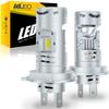 AILEO H4 LED Headlight Mini Projector Lens for Right Handle, EMC Canbus 16000LM 6000K