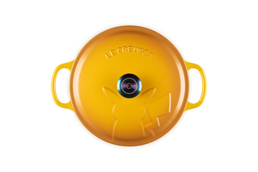 Le Creuset Pokemon Signature Cocotte Rondo 22 см Покемон Пикачу Официальный (Радужная ручка) [Японский продукт]