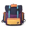 Schoolbag1011 New Sweet and Cool Wind Contrast Color Flip Backpack Multi-pocket Design Large Capacity Student Commuter Leisure Backpack