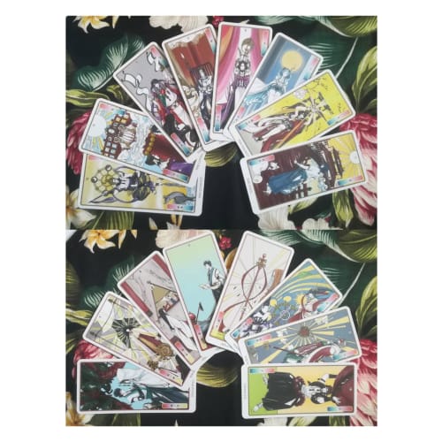 Authentic Japanese Mythology Tarot Goku Full Deck & Velvet Bag [Tarot Card and Bag Set]