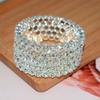 Rhinestones Bridal Jewelry Hand Wrist Bracel Crystal Bracelets Wedding Bangles Five Rows Bangles