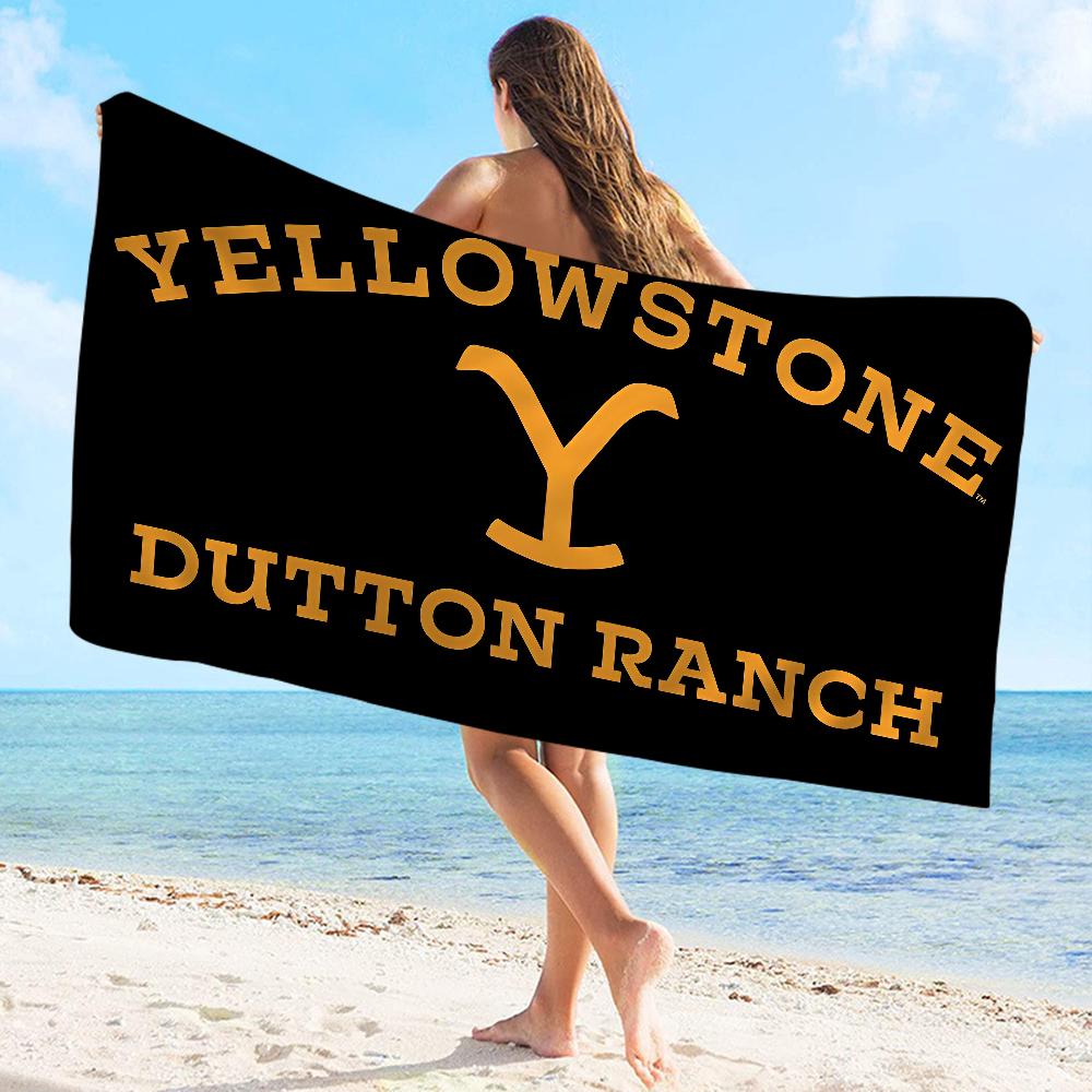 Yellowstone Dutton Towel Microfiber Beach Towel Absorbent Quick dry Soft Yoga Swimming Resort Mountain Climbing Towel