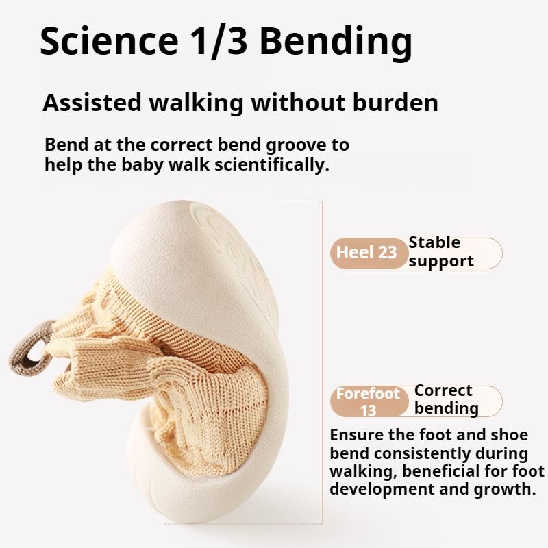 Baby Soft-soled Floor Socks Baby Cool Toddler Shoes Solid Color Non-slip Children's Shoes