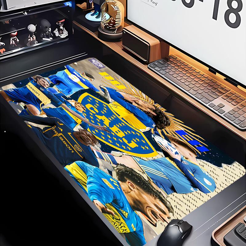 Club Atlético Boca Juniors Theme Premium Non-slip Mouse Pad with Stitched Edges,Durable Rubber Material,for Desktop & Gaming Great Gifts