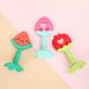 Stand Fruit Baby Teether Teething Stick Soft Safe Liquid Silicone