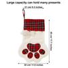 Personalized Christmas Stockings Christmas Decoration Gifts for Family, Santa, Holiday, Pet, Dog Paw Stockings