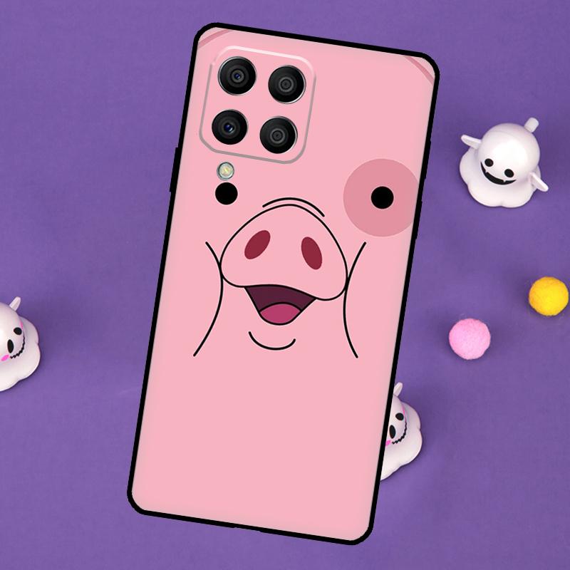 Мультяшная свинка Чехол для Samsung Galaxy M11 M51 M31 M33 M13 M23 M53 M15 M55 M14 M34 M54 M20 M32 M52