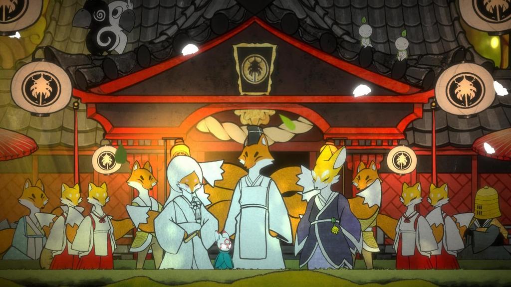 Bow and the Blue Flower of the Moonlit Night Switch -