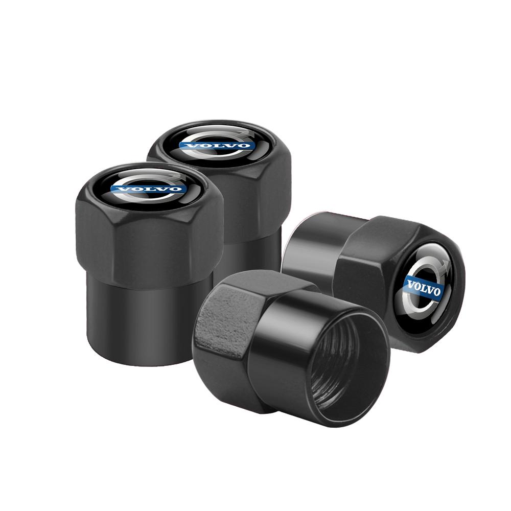 4Pcs Car Styling 3D Metal Wheel Tire Valve Caps Badge Stem Case For Volvo Rdesign V40 V60 V90 V50 XC40 XC60 XC90 S60 S90 C50 C70