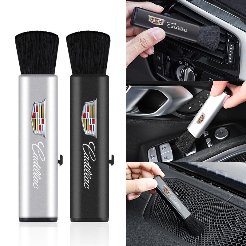 New Car Interior Retractable Cleaning Brush Soft Wool Dust Bru For Cadillac Escalade CTS ATS SRX STS XT5 XT4 XT6 XTS CT4