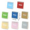 2026 Desk Calendar Twin-Coil Binding 17 Month Paper Calendar from Aug 2025 To Dec 2026 Office Tabletop Calendar Planner