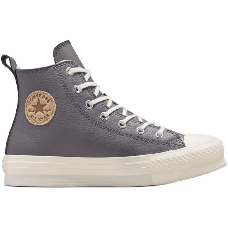 Converse Chuck Taylor All Star Comfortable Versatile High Top Kids Skate Shoes Kids Sneaker Gray A09259C