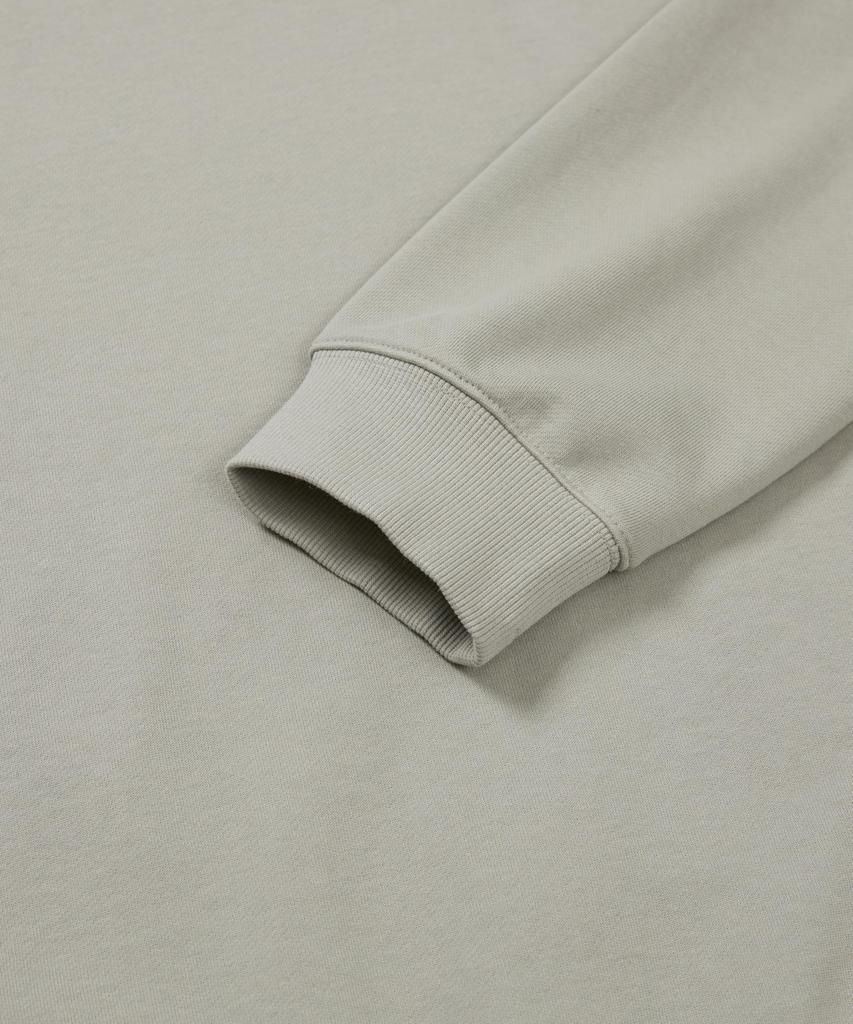 Snow Peak Jersey Basic Sweatshirt, size L, GS-S25SMFHT50, perfect for camping, outdoor activities, and festivals.