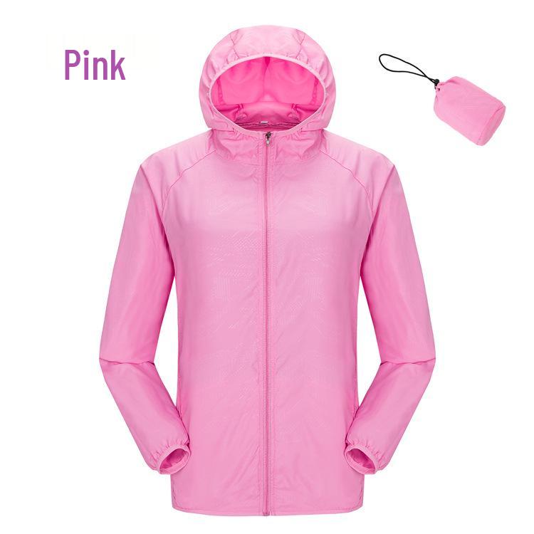 Унисекс Куртка-ветровка для защиты от солнца для улицы с вышитым логотипом на заказ для тимбилдинга