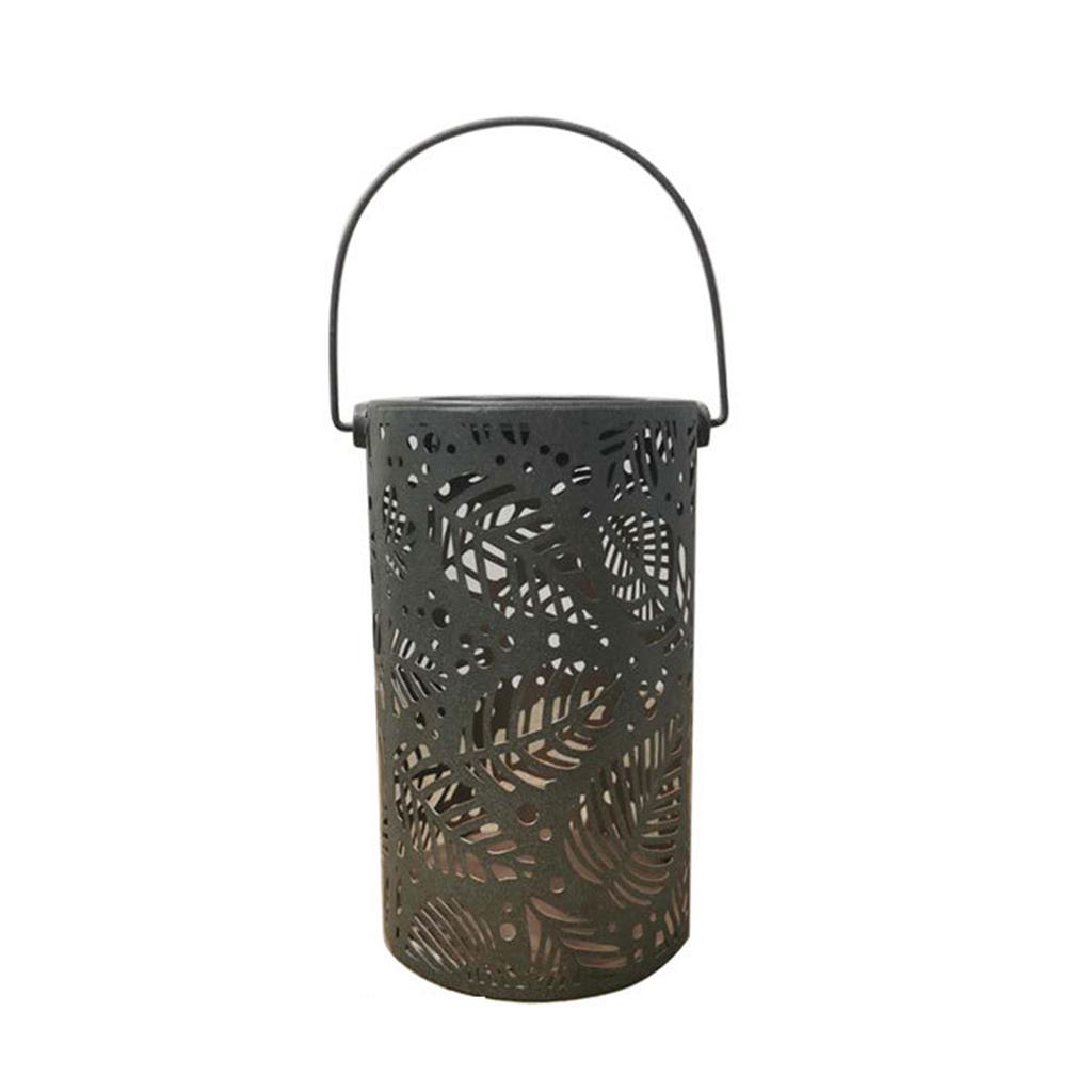 Solar lamp portable leaf hollow projection lamp courtyard landscape garden decorative outdoor lamp