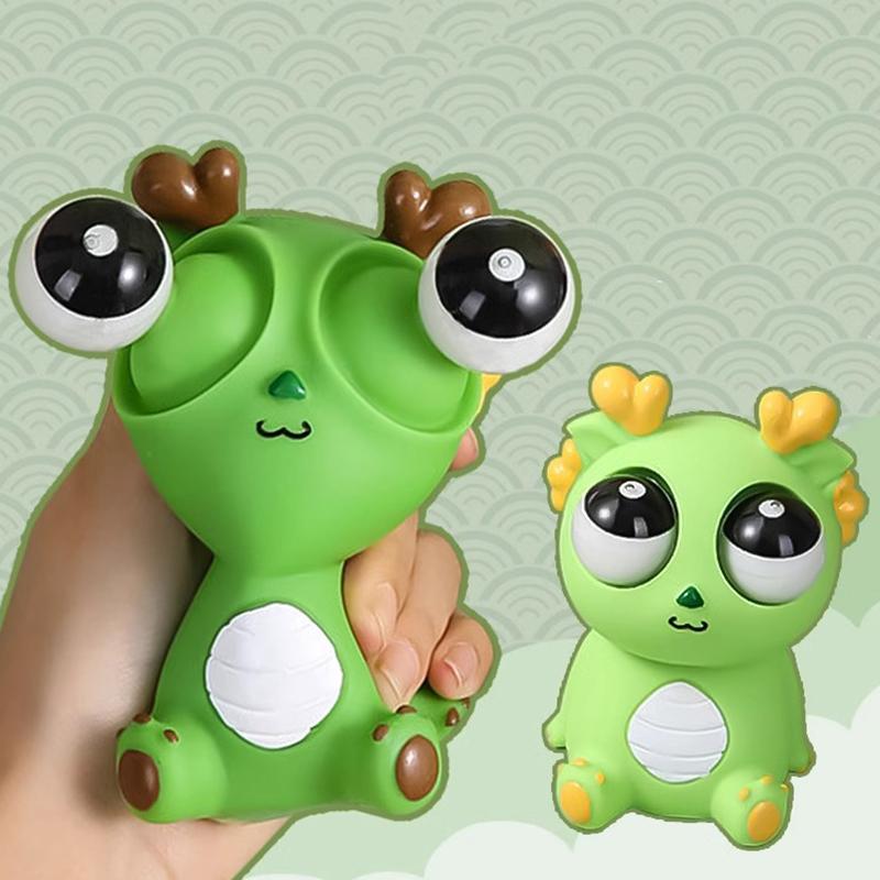 Cute Eye Popping Panda Squishy Fidget Toys Animals Stress Relief Balls Decompression Sensory Squeeze For Adult Kids Holiday Gift