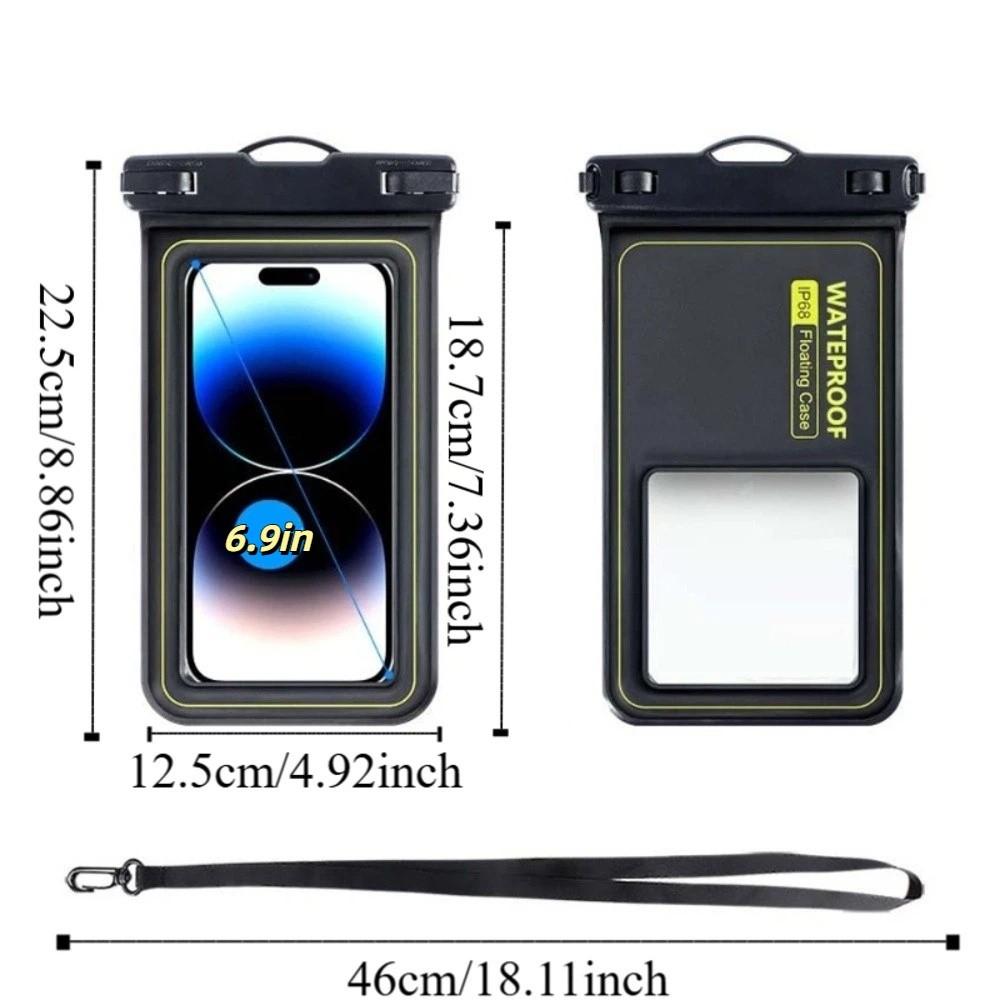 Transparent Mobile Phone Waterproof Bag Waterproof Phone Storage Pouch Cell Phone