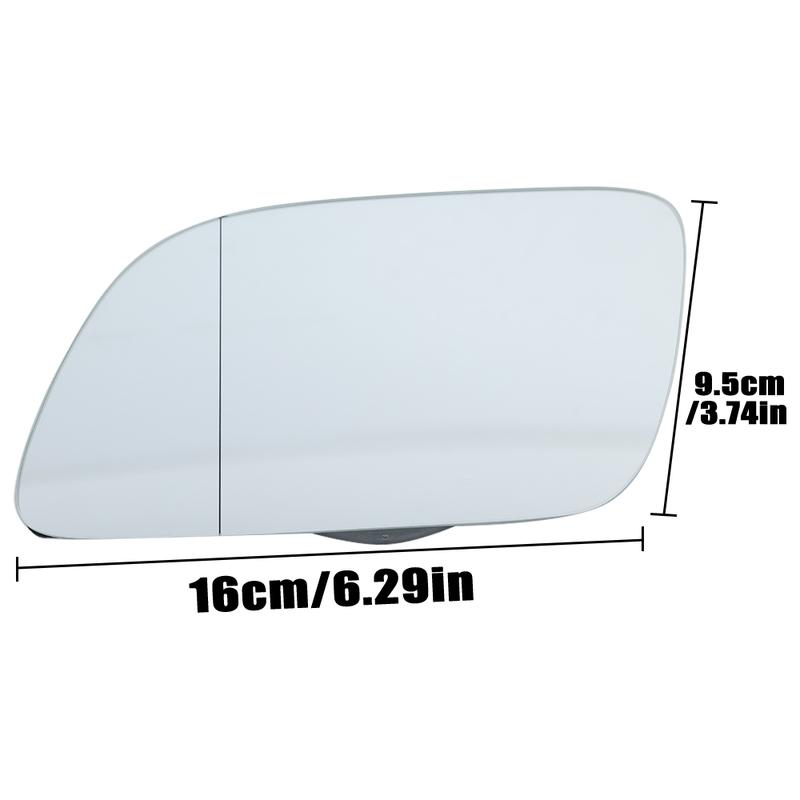 Стекло бокового зеркала заднего вида для Volkswagen VW POLO MK4 2002 2003 2004 2005 с подогреваемой подложкой, стекло двери, аксессуары для автомобилей