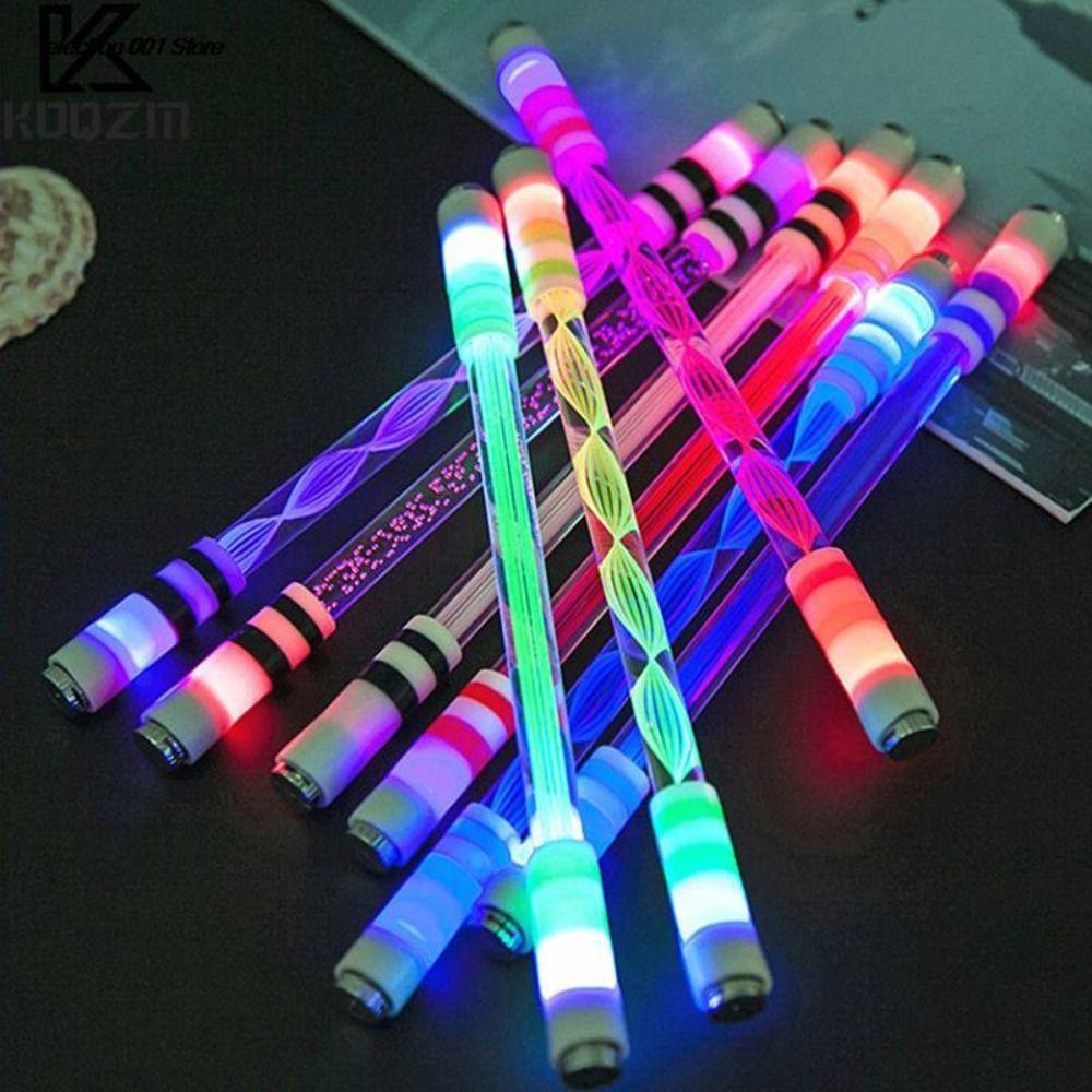 Spinning Pen Spin Toy Release Pressure Rotating Pen Spinning Pen LED Luminous Rolling Special Pen