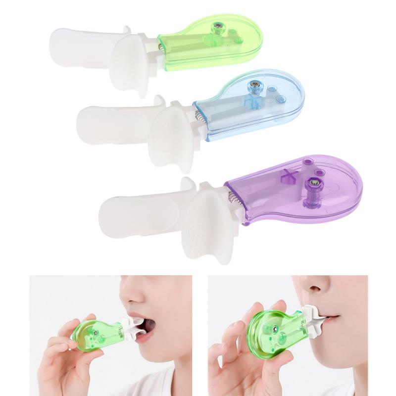 Oral Lip Muscle Trainer 1 Set Reduce Mouth Breathing Portable Facial Exerciser Tool for Adult Home Daily Use