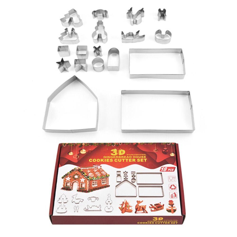 3D-форма для печенья, трехмерная резак для помадки, пресс для печенья, инструмент для выпечки, вечерние