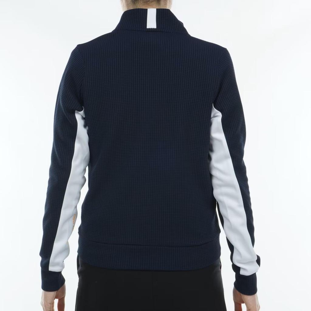 Гольф Свитшот Блузон Heat 2 [New Balance] Женский (Картон Вязание, Удержание, Растяжка) / 012-3262501 121_Темно-синий [L]