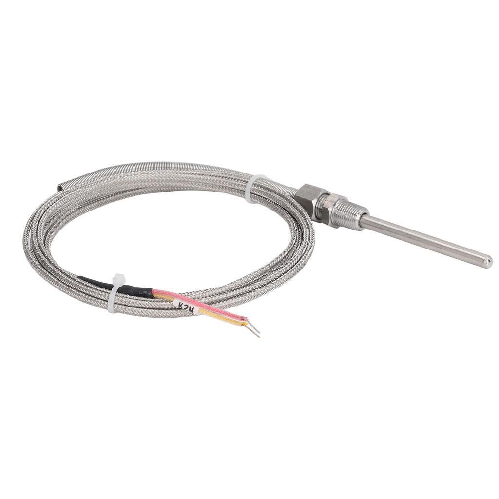 Термопара типа K 18 дюймов NPT 2 м линия Регулируемая длина пружины Открытая изоляция Температура