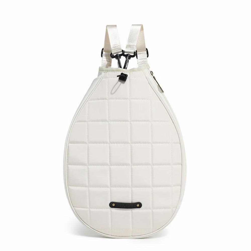 Однотонная сумка-чехол для теннисной ракетки большой вместимости, рюкзак для теннисной ракетки