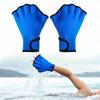 Swim Webbed Gloves Aquatic with Wrist Strap Fingerless Diving for Paddle