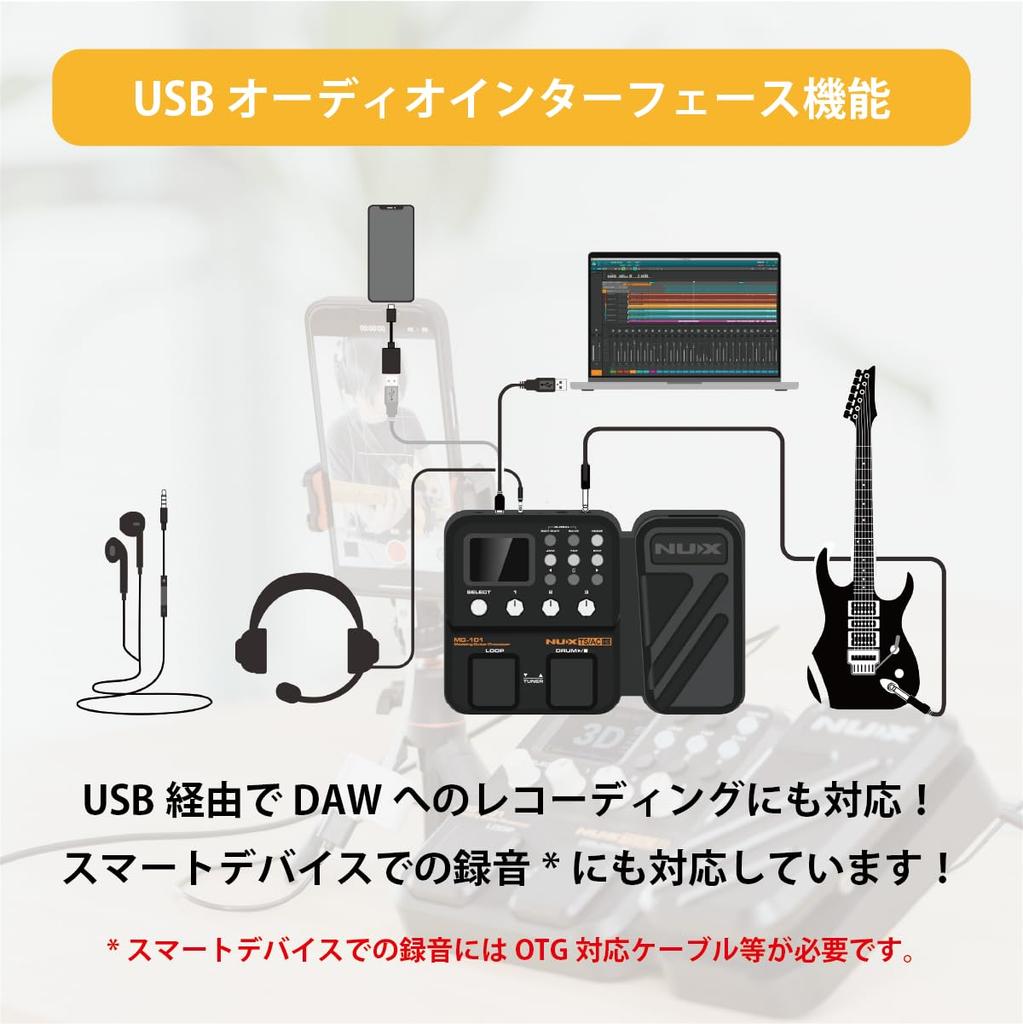 Newx NUX Multi-Effector 25 типов моделирования усилителей Простое управление Функция USB-аудиоинтерфейса Функция Looper PCMac Edit Совместимость с IR MG-101