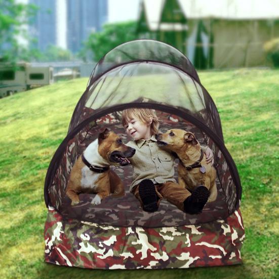 Camping Foldable Mesh Tent Single/Double Person Fly Protection Waterproof Portable No Installation Outdoor Travel Climbing Backpacking Shelter Net