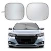 2Pcs Car Windshield Sunshade UV Rays Sun Protection Heat Blocking Foldable Universal SUV Truck Automotive Front Window Sun Visor Protector Cover