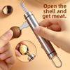 Effortless Nut Cracking Heavy Duty Stainless Steel Nut Cracker for Pecans, Walnuts, Hazelnuts  More Ergonomic  Durable Kitchen Tool