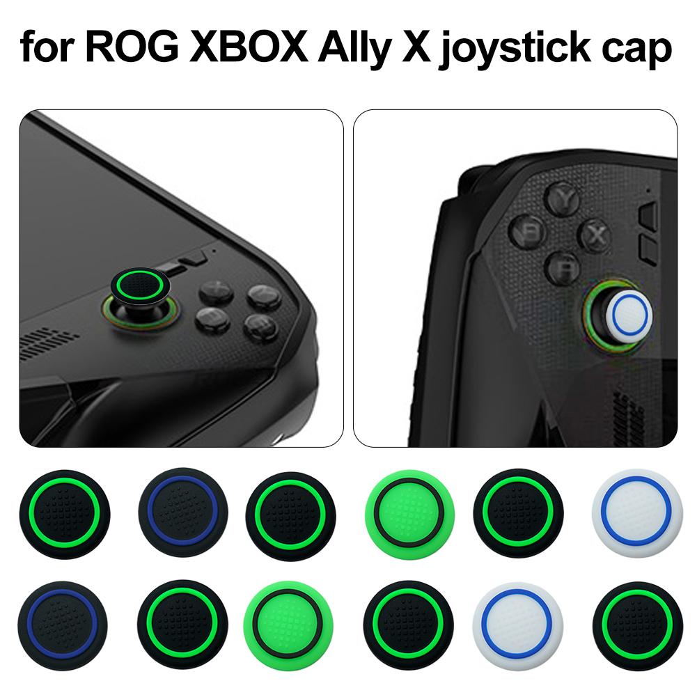 Cap Button Thumb Grips Joystick Cap Analog Stick Cover For Rog Xbox Ally X Joystick Caps Silicone Multiple Colors 4Pcs