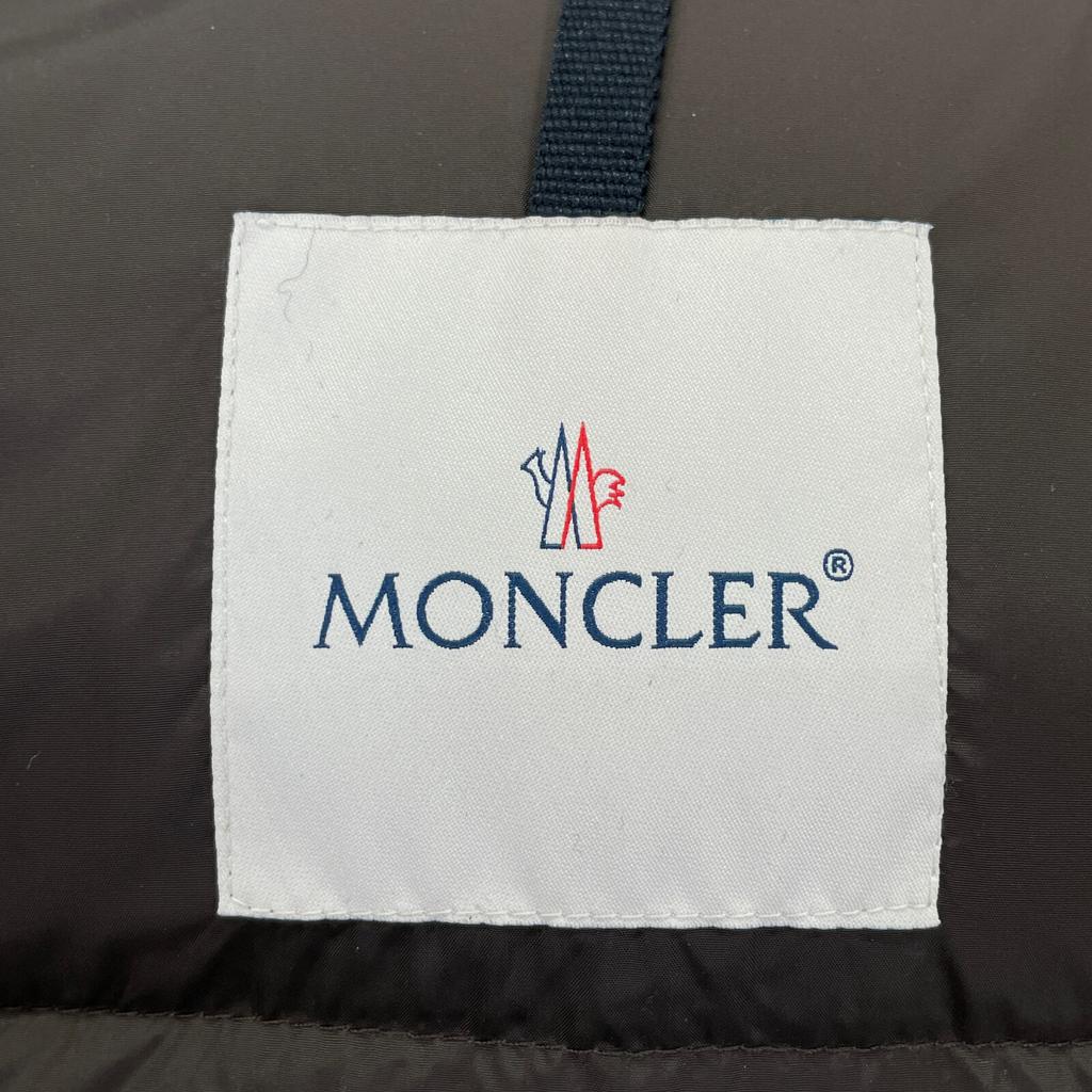 Moncler [Good condition/Domestic Regular] EDWIN Edwin Suede/nylon Switching Boa X Down Jacket 2 BrownUsed