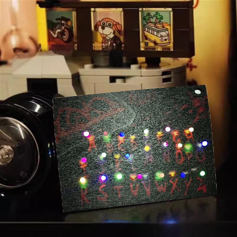 Anime Merchandise Card Light Pendant 26 Letter Light Bag Car Charm for Festival Presents Toy Hobbies Action Figure Accessory