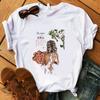 Flower Girl T Shirt Lady Make You Happy Wegoe Top Female T Shirt Women Model Summer