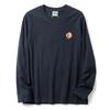 Export Surplus Cotton Long-Sleeve T-Shirt for Early Autumn, Men's Embroidered Round-Neck Loose Fit Versatile Trendy Top