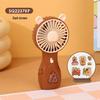 Creative Cartoon Mini Handheld Fan with USB Charging and Phone Holder