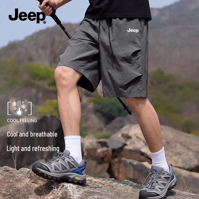 JEEP Men's Quick-Dry Breathable Outdoor Sports Shorts