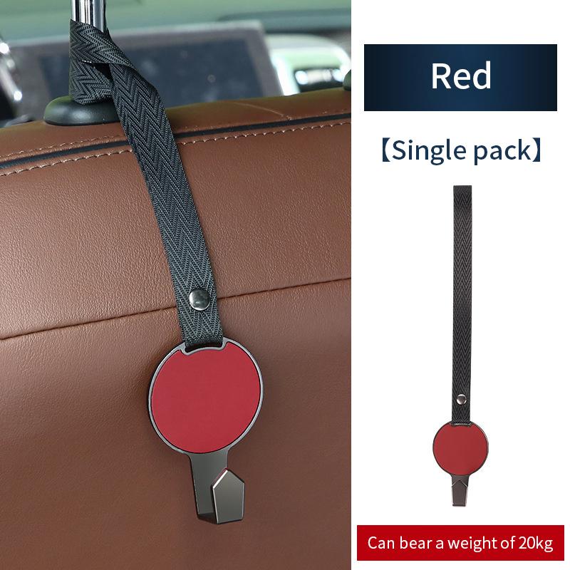 1 шт. Универсальный крючок для спинки сиденья автомобиля, портативный металлический кожаный автомобильный зажим для крепления, держатель для вешалки для продуктовых сумок, крючок для вешалки на подголовник автомобиля