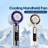 Полупроводниковое охлаждение Высокоскоростной ручной электрический вентилятор 4000 мАч USB Портативный перезаряжаемый уличный маленький вентилятор