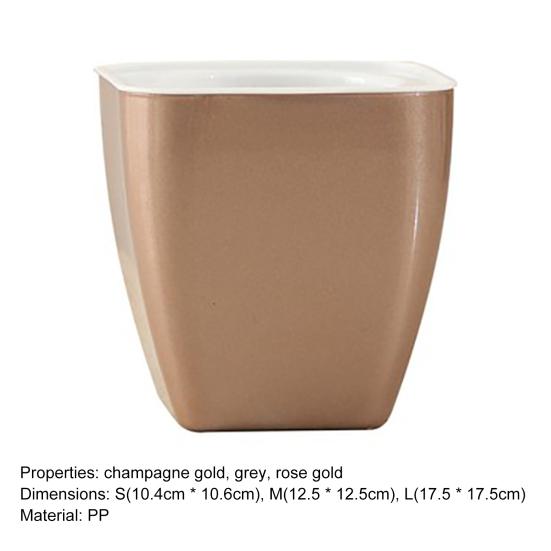 Цветочный горшок Самополивающийся термостойкий полипропилен Автоматическая дренажная система Плантатор Хозяйственные товары