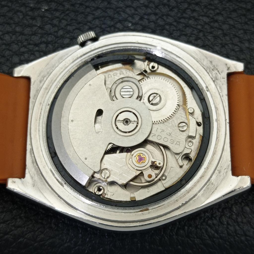 Б/У винтажные мужские часы SEIKO 5 AUTOMATIC 7009A из Японии с красным циферблатом a434978-2 R122-a434978