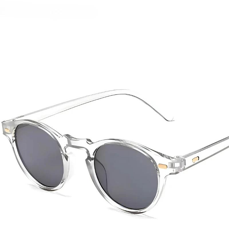 New Arrival Fashion Wind Vintage Retro Transparent Frame Sunglasses Round Sun Glasses Men And Women