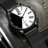 Fashion Mens Watches Casual Quartz Wrist Watch for Men Luxury Business Black Watch Male Clock